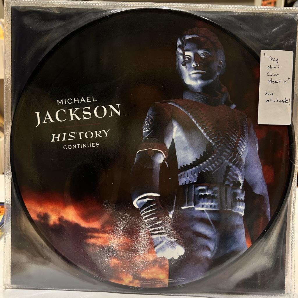 Michael Jackson – HIStory Continues They don't care about us bu albümde PICTURE DISC LP