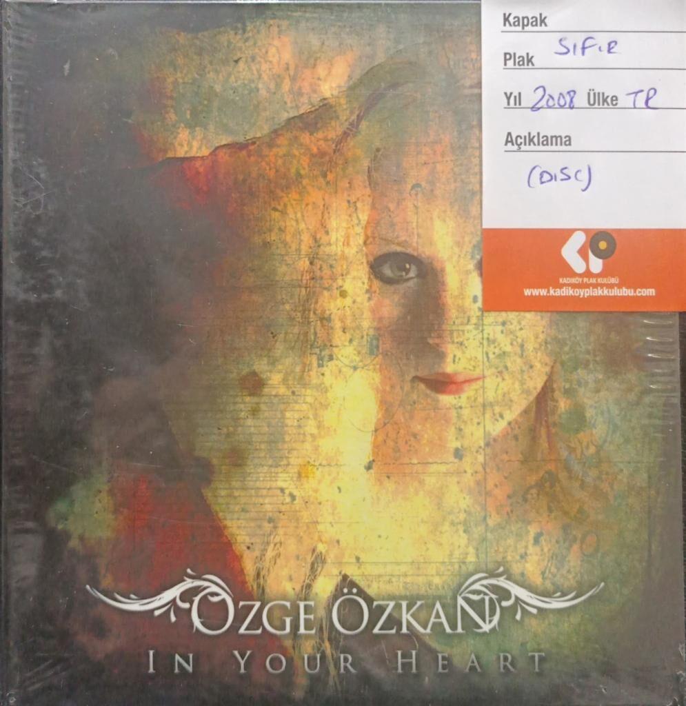 DİKKAT CD Özge Özkan – In Your Heart CD