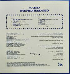 Nu Genea – Bar Mediterraneo LP