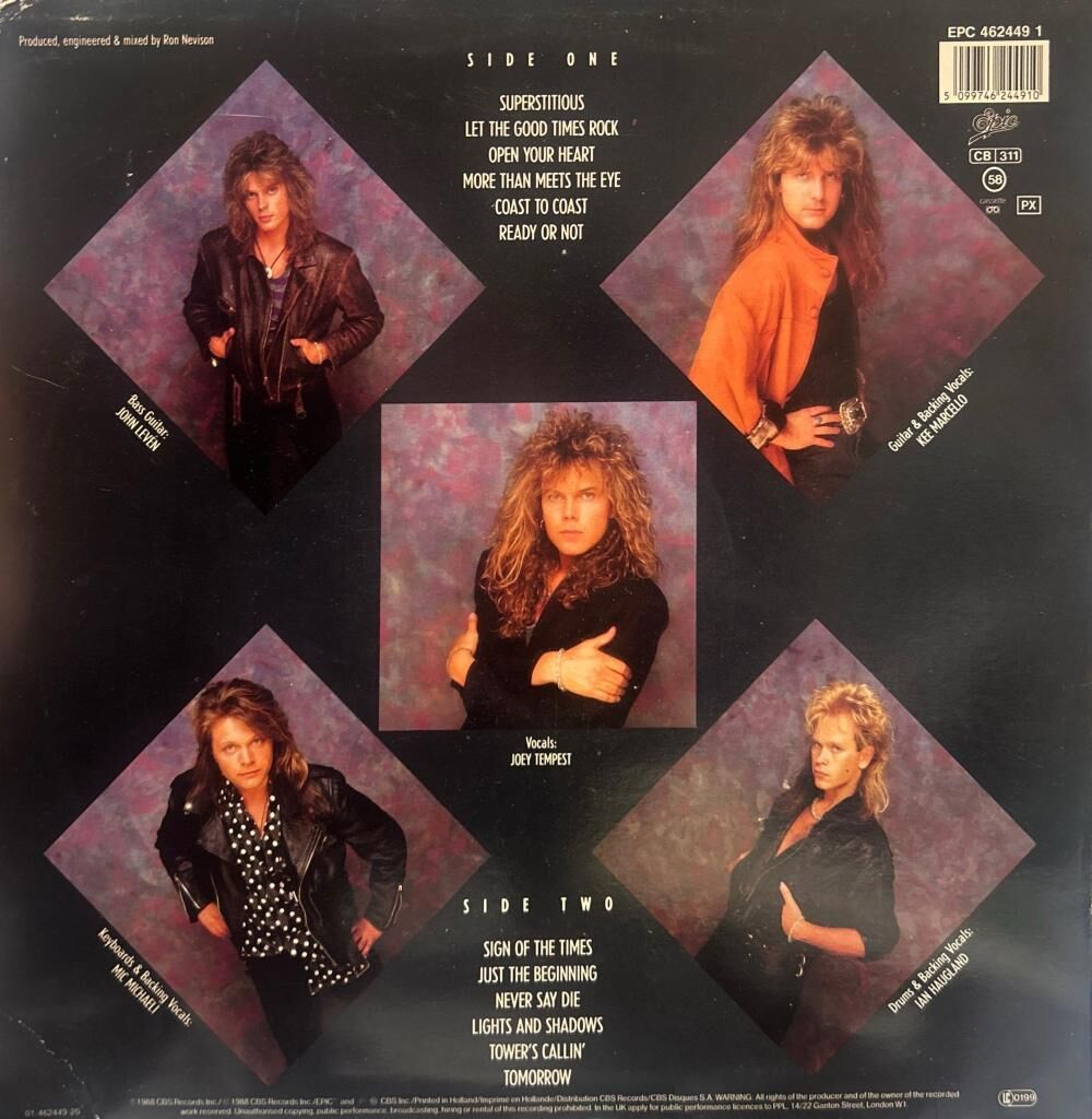 Europe  – Out Of This World 1988 BASKI LP