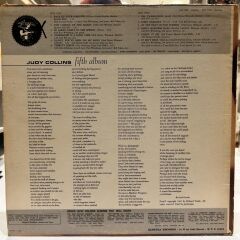 Judy Collins – Judy Collins' Fifth Album 1965 BASKI LP