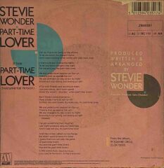 Stevie Wonder – Part-Time Lover 45'lik