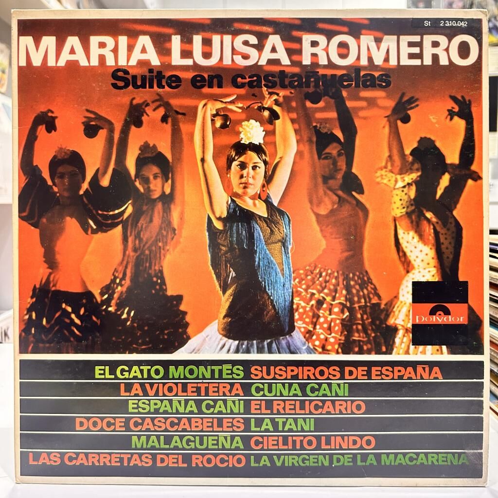 Maria Luisa Romero ‎– Suite En Castañuelas 1970LER BASKI LP FLAMENCO