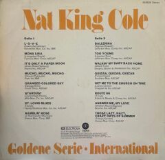 Nat King Cole ‎– Nat King Cole Mona Lisa L-O-V-E 1977 BASKI LP