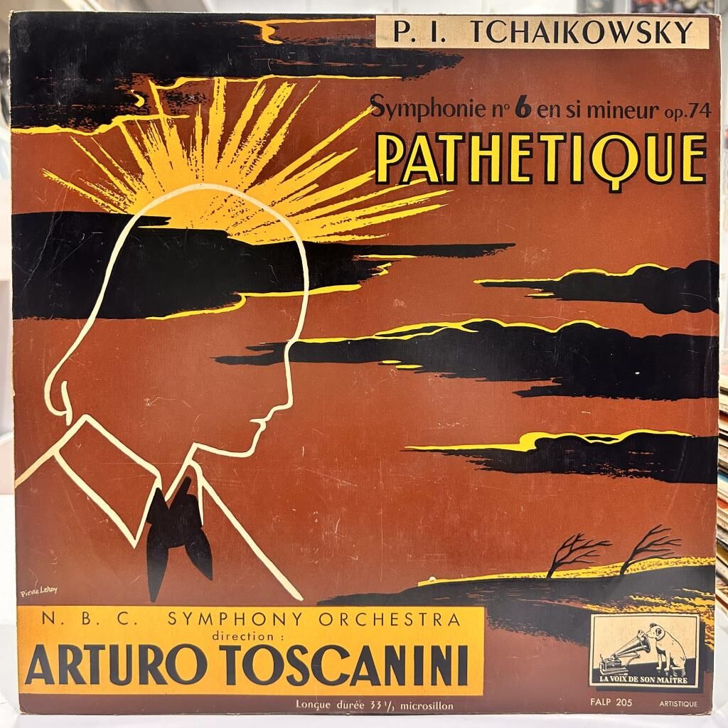 P. I. Tchaikowsky, Arturo Toscanini, N.B.C. Symphony Orchestra* ‎– Symphonie No. 6 En Si Mineur Op. 74 ''Pathétique''1953 BASKI LP