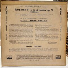P. I. Tchaikowsky, Arturo Toscanini, N.B.C. Symphony Orchestra* ‎– Symphonie No. 6 En Si Mineur Op. 74 ''Pathétique''1953 BASKI LP