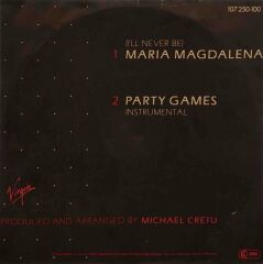 Sandra – (I'll Never Be) Maria Magdalena 45'lik