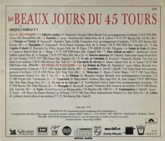 DİKKAT CD !!! Les Beaux Jours Du 45 Tours - 3 CD