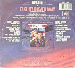 Berlin – Take My Breath Away (Love Theme From ''Top Gun'') 45'lik