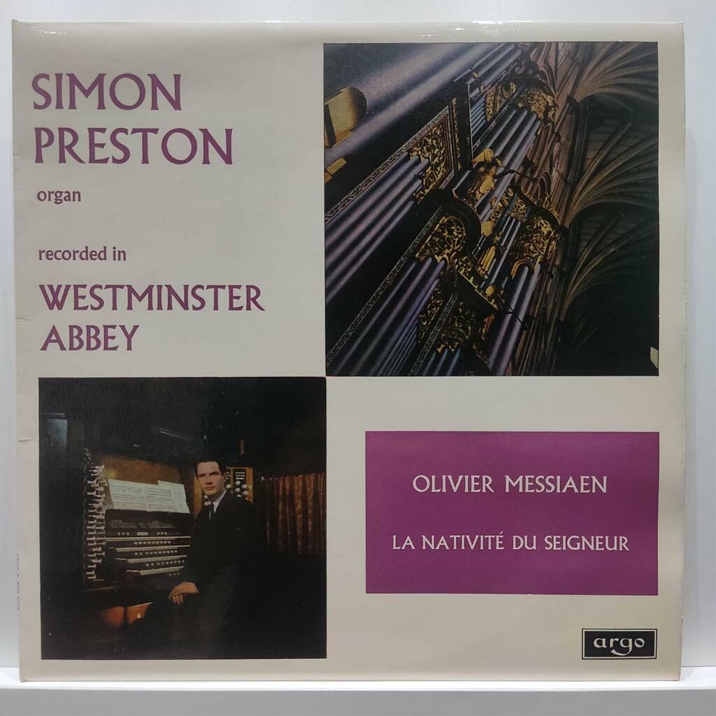 OLIVIER MESSIAEN, SIMON PRESTON  DÖNEM BASKI KLASİK MÜZİK LONGPLAY