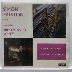 OLIVIER MESSIAEN, SIMON PRESTON  DÖNEM BASKI KLASİK MÜZİK LONGPLAY