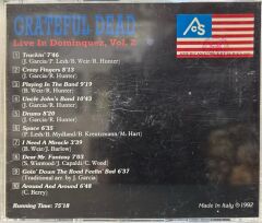 DİKKAT CD !!! Grateful Dead - Live In Dominquez, Vol 2 CD