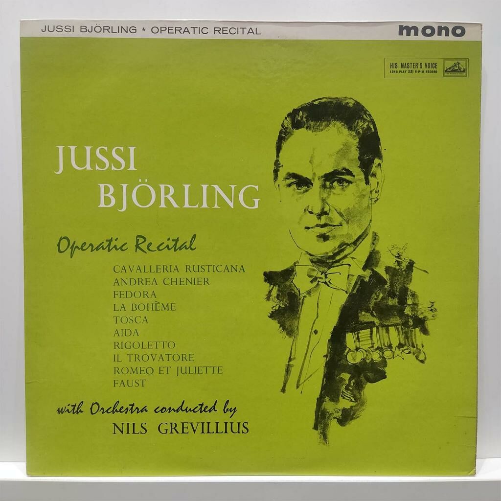JUSSI BJÖRLING  DÖNEM BASKI KLASİK MÜZİK LONGPLAY