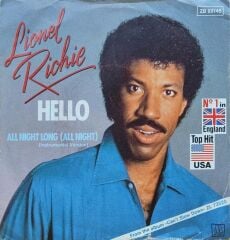 Lionel Richie – Hello / All Night Long (All Night) (Instrumental Version) 45'lik