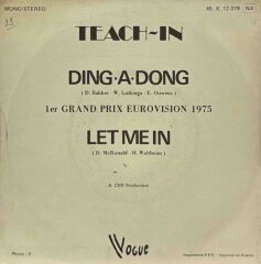 Teach-In – Ding-A-Dong 45'lik