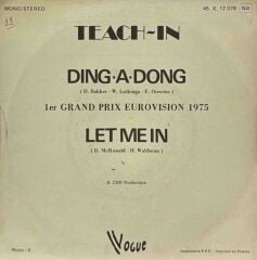 Teach-In – Ding-A-Dong 45'lik