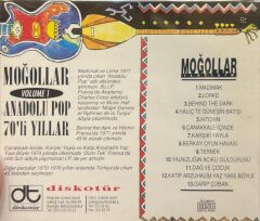 DİKKAT DİKKAT CD CD Moğollar ‎– Anadolu Pop - 70'li Yıllar Volume 1 1995 BASKI CD
