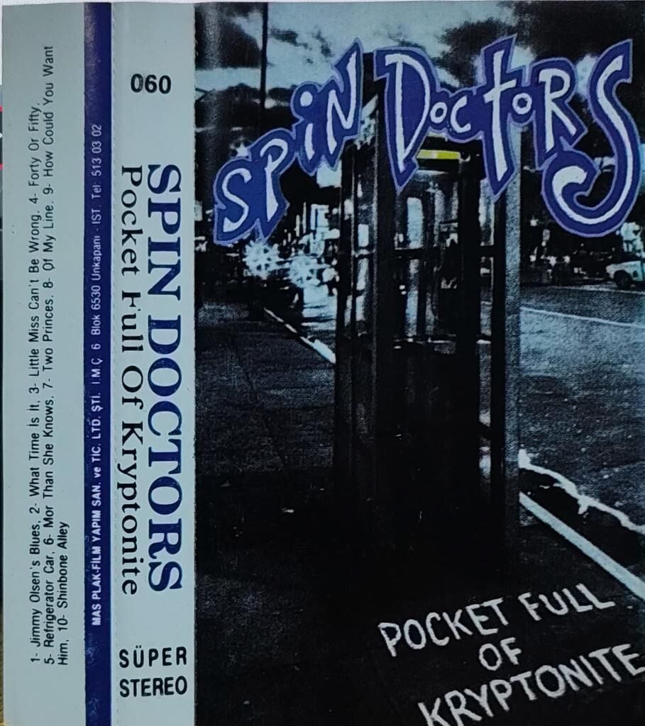 Spin Doctors – Pocket Full Of Kryptonite DİKKAT KASET