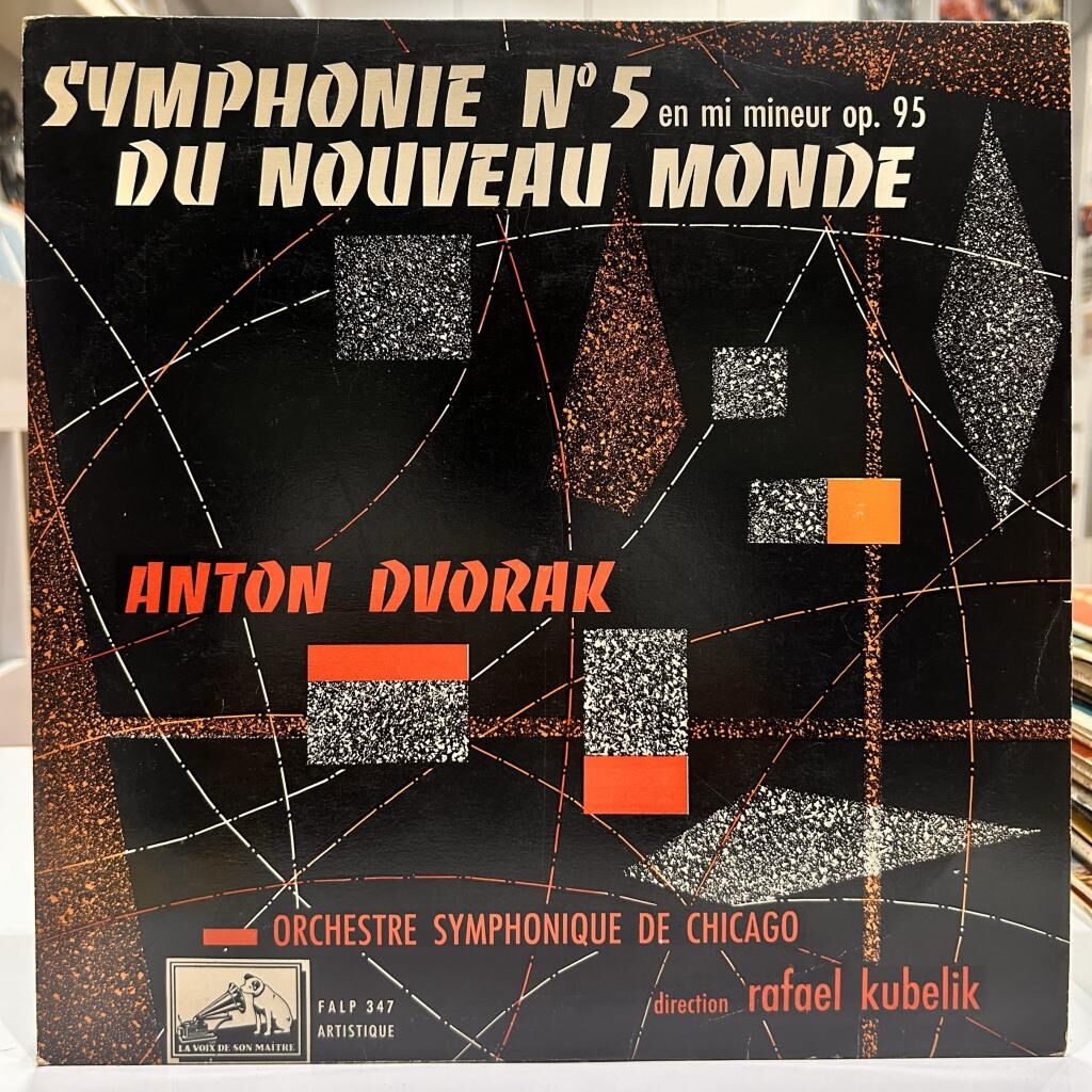 Anton Dvorak , Orchestre Symphonique De Chicago , Rafael Kubelik – Symphonie N°5 Du Nouveau Monde (En Mi Mineur Op. 95) 1960LAR FRANSA BASKI LP