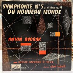 Anton Dvorak , Orchestre Symphonique De Chicago , Rafael Kubelik – Symphonie N°5 Du Nouveau Monde (En Mi Mineur Op. 95) 1960LAR FRANSA BASKI LP