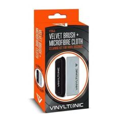 VINYLTONIC - VELVET BRUSH & MICROFIBRE CLOTH - KADİFE PLAK TEMİZLEME FIRÇASI & MİKROFİBER BEZ