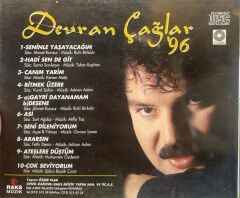 DİİKKAT DİKKAT CD Devran Çağlar ‎– Devran Çağlar '96 NADİR 1996 BASKI CD