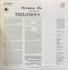 Thelonious Monk – Thelonious Himself