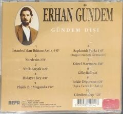 DİKKAT CD !!! Erhan Gündem – Gündem Dışı CD