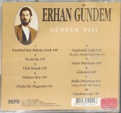 DİKKAT CD !!! Erhan Gündem – Gündem Dışı CD