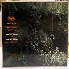 Franck*, Brahms*, Yehudi Menuhin, Hephzibah Menuhin – Sonata In A Major / Sonata No. 3 In D Minor, Op. 108 1959 BASKI LP