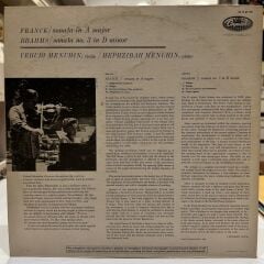 Franck*, Brahms*, Yehudi Menuhin, Hephzibah Menuhin – Sonata In A Major / Sonata No. 3 In D Minor, Op. 108 1959 BASKI LP