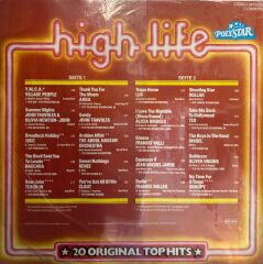 High Life - John Travolta & Olivia Newton- John Village People ABBA Jean Michel Jarre LP
