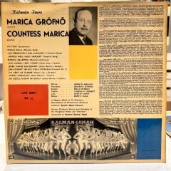 Kálmán* ‎– Marica Grófnő (Részletek = Excerpts) 1965 BASKI LP