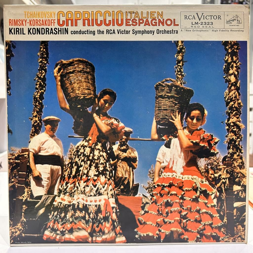 Tchaikovsky , Rimski-Korsakoff , Kiril Kondrashin Conducting The RCA Victor Symphony Orchestra ‎– Capriccio Italien Espagnol 1959 BASKI LP