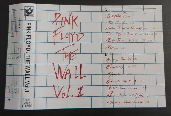 DİKKAT KASET !!! Pink Floyd – The Wall (Vol. 1-2) Kaset