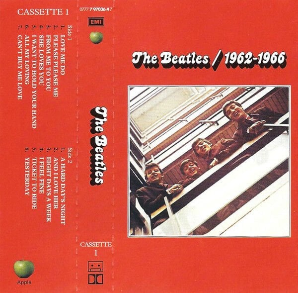 DİKKAT KASET !!! The Beatles – 1962-1966 (Cas. 1-2) Kaset