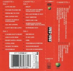 DİKKAT KASET !!! The Beatles – 1962-1966 (Cas. 1-2) Kaset