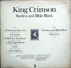 King Crimson – Starless And Bible Black LP