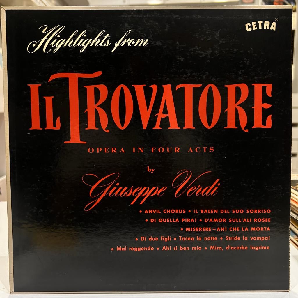 Verdi – Il Trovatore Hıghlıghts LP