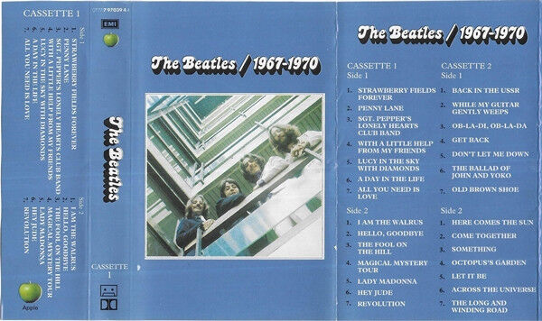 DİKKAT KASET !!! The Beatles – 1967-1970 (2X) Kaset