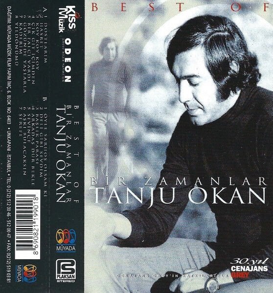 DİKKAT KASET !!! Tanju Okan – Bir Zamanlar (Best Of) Kaset