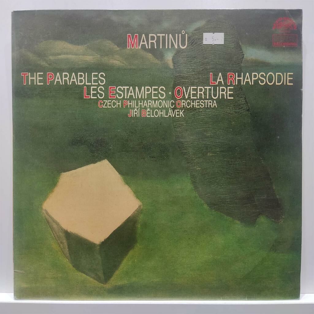 MARTINŮ -  CZECH PHILHARMONIC ORCHESTRA, JIŘÍ BĚLOHLÁVEK DÖNEM BASKI KLASİK MÜZİK LONGPLAY