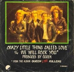 Queen – Crazy Little Thing Called Love / We Will Rock You 45'lik