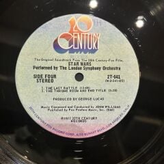 STAR WARS ORIGINAL SOUNDTRACK by John Williams , The London Symphony Orchestra ‎1977 BASKI LP
