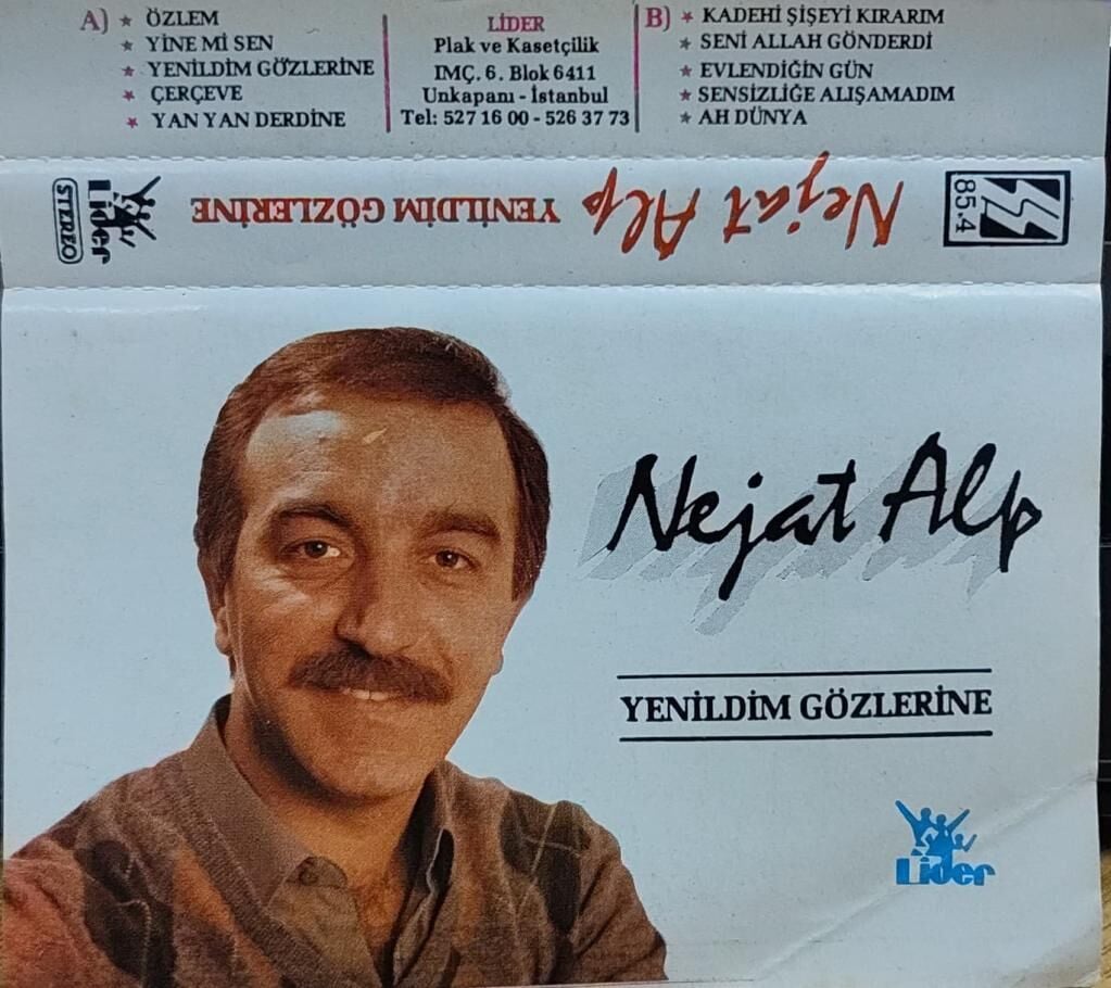 Nejat Alp – Yenildim Gözlerine DİKKAT KASET