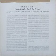 Schubert, Carl Schuricht – Symphonie Nr. 9 In C-dur LP