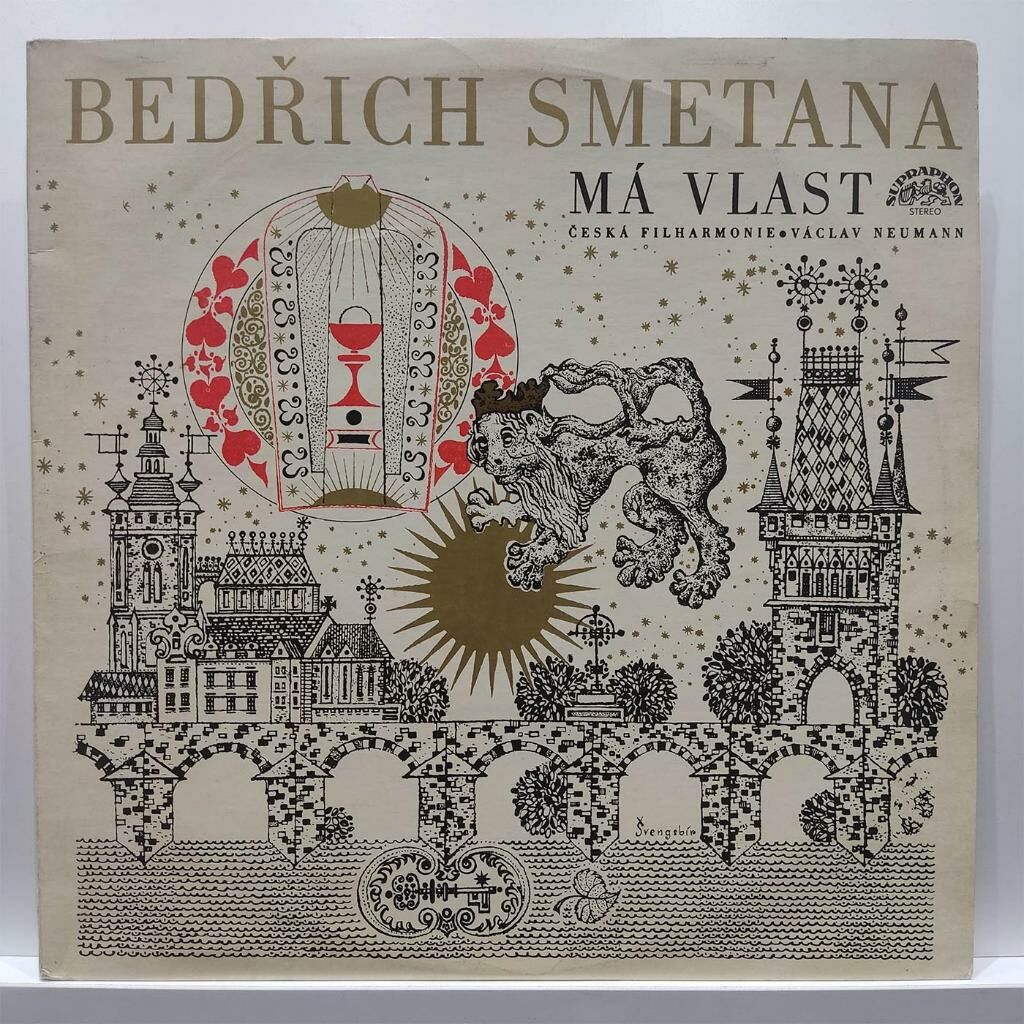 BEDŘICH SMETANA, ČESKÁ FILHARMONIE, VÁCLAV NEUMANN  DÖNEM BASKI KLASİK MÜZİK LONGPLAY