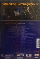 DİKKAT DVD Fatih Erkoç & Kerem Görsev Trio ‎– The Lady From Istanbul (Live Performances) 2009 BASKI DVD