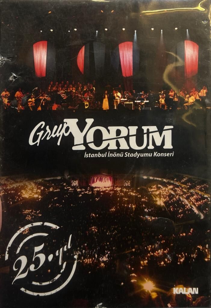 DİKKAT DVD Grup Yorum – 25. Yıl İstanbul İnonu Stadyumu Konseri 2011 BASKI  2XDVD