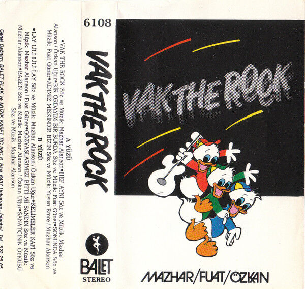 Mazhar / Fuat / Özkan – Vak The Rock KASET